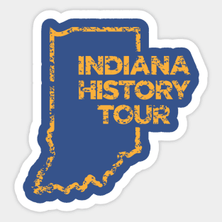 Indiana History Tour Sticker